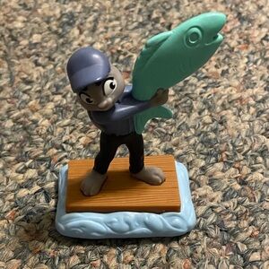 Zootopia Judy Hops Cartoon Figure with Fish Figurine